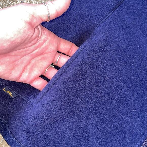 Polo Ralph Lauren vest Mens Fleeced Performance Sleeveless Jacket SZ M Navy Blue - Picture 7 of 10